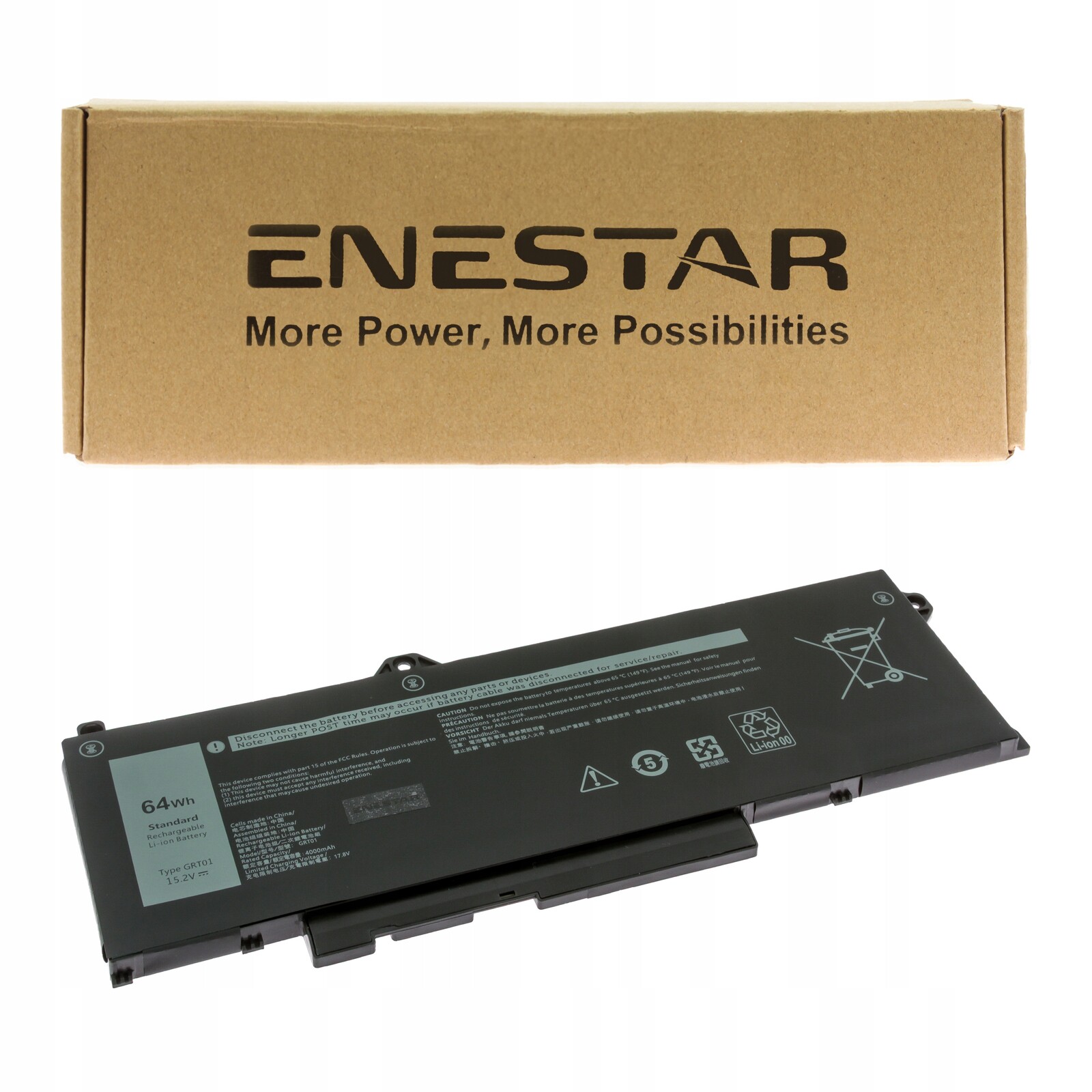 Prémiová baterie pro Dell GRT01 Latitude 5521 Precision 14 3470 15 3561 3581