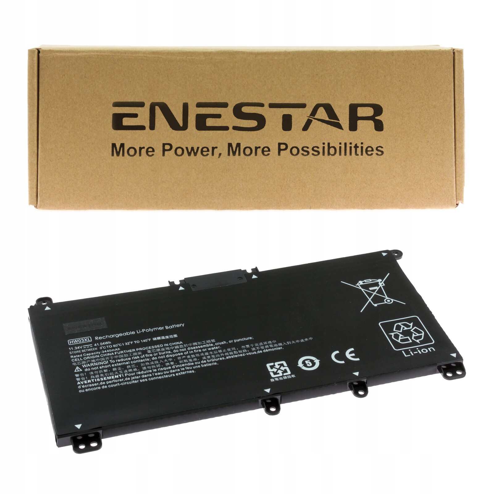 Prémiová baterie pro Hp HW03XL 250 G9 Pavilion 15-EG 15-EG0005NW 15-EG0052NW