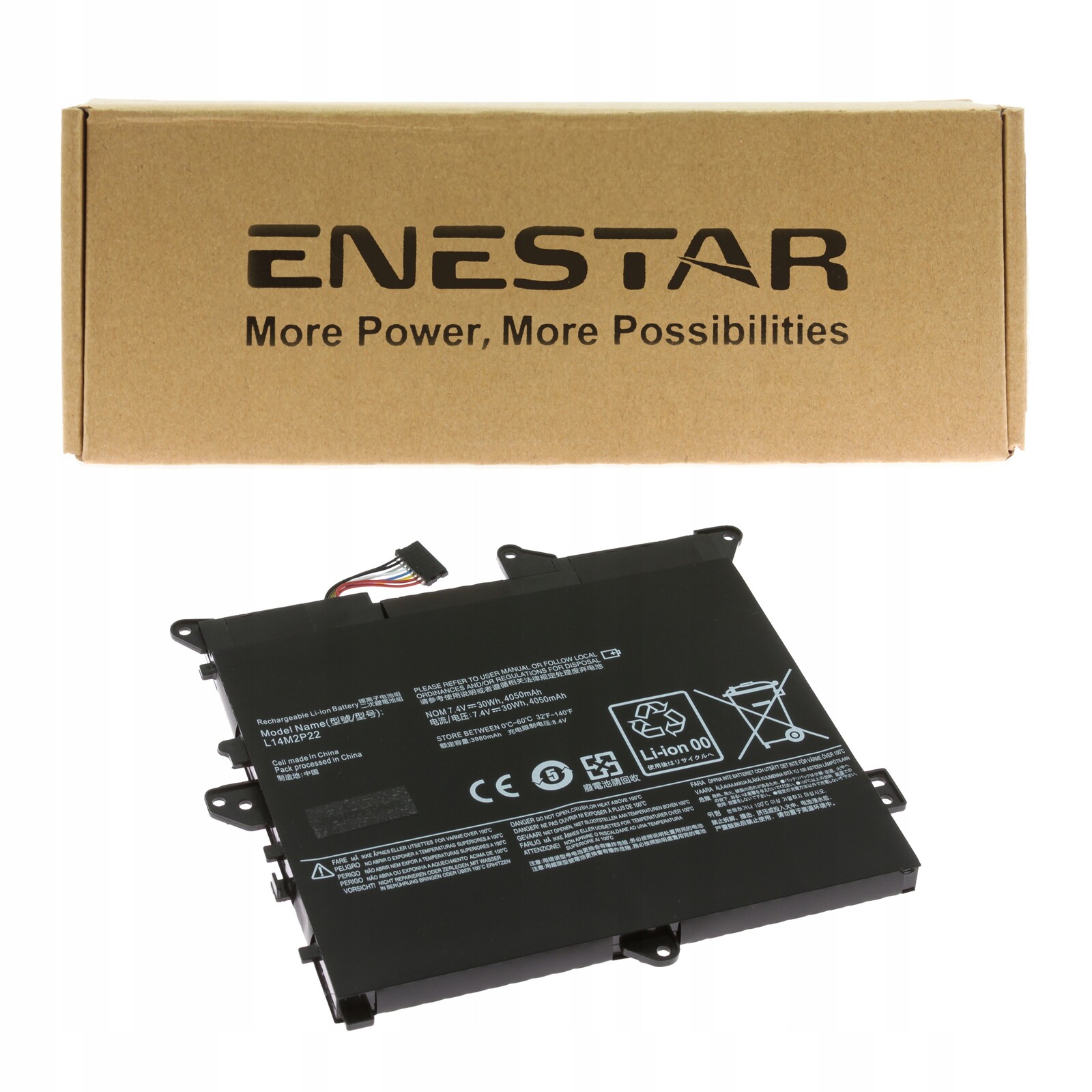 Prémiová baterie pro Lenovo L14M2P22 Flex 3-1120 Yoga 300 300-11IBR 300-11IBY