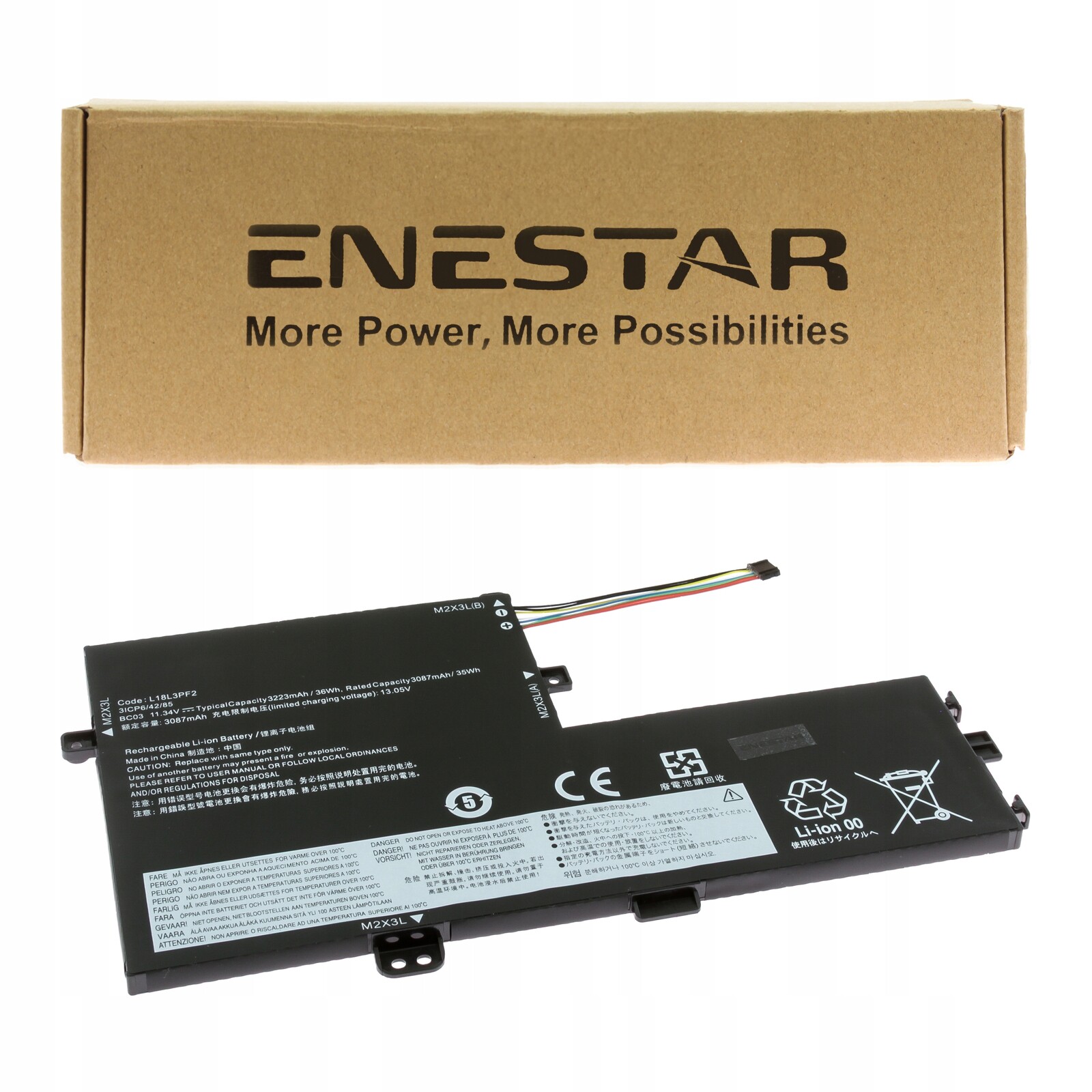 Prémiová baterie pro Lenovo L18C3PF7 IdeaPad S340-14API S340-15API S340-15IWL