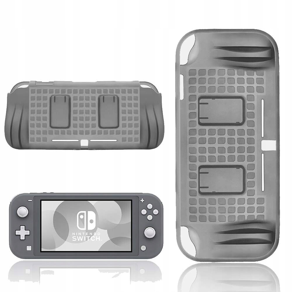 Pouzdro z Tpu s rukojetí Handgrip pro konzoli Ns Switch Lite Šedé