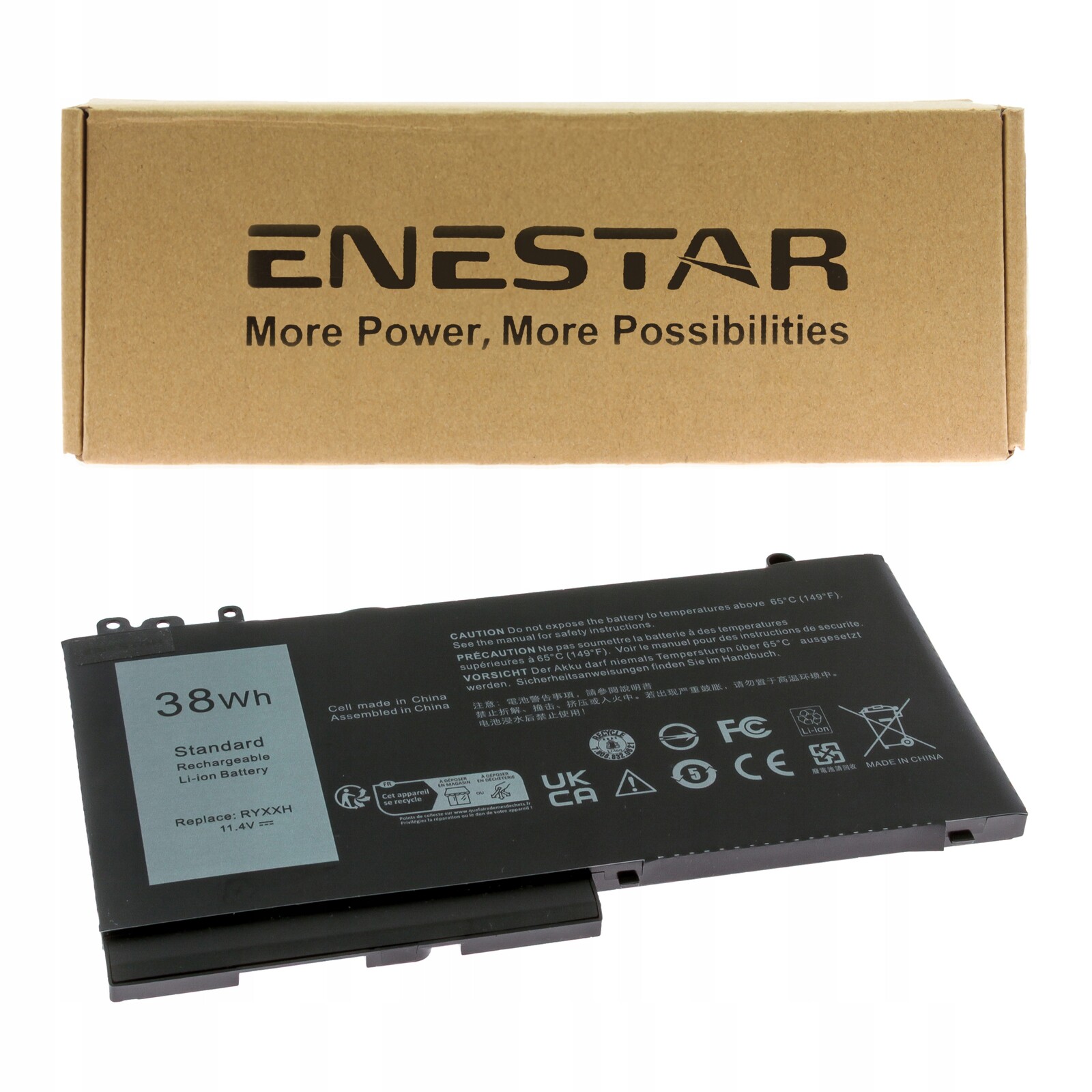 Prémiová baterie pro Dell 05TFCY 09P4D2 Ryxxh Latitude 11 3150 3160 5270