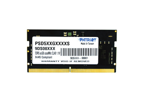 Patriot Memory Signature PSD58G480041S paměťový modul 8 Gb 1 x 8 Gb DDR5