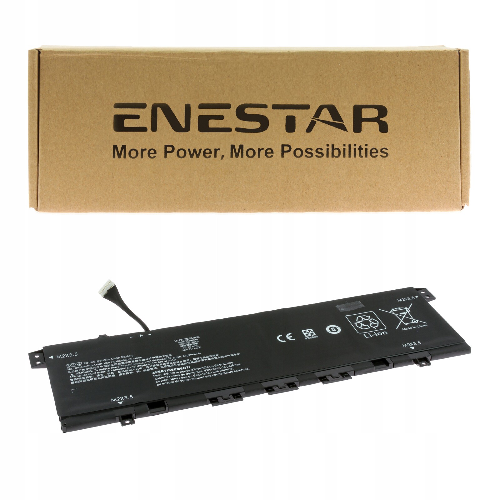 Prémiová baterie pro Hp KC04XL Envy 13-AH1013NW 13-AQ1004NW x360 13-Ag0004nw