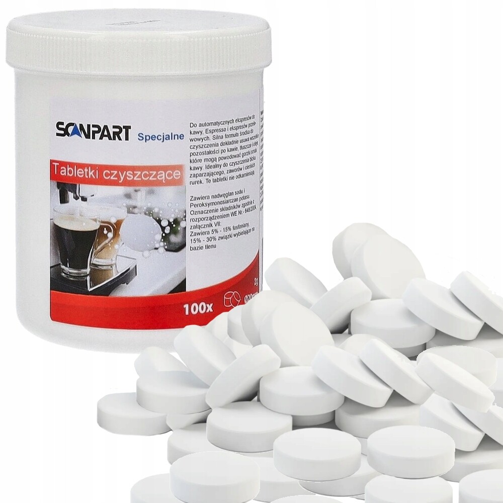 Univerzální čisticí tablety pro kávovary Siemens Krups Delonghi