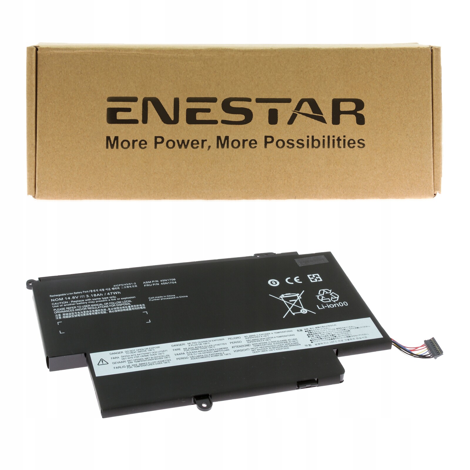 Prémiová baterie pro Lenovo 45N1704 45N1705 45N1707 ThinkPad Yoga 12 S1 20C0