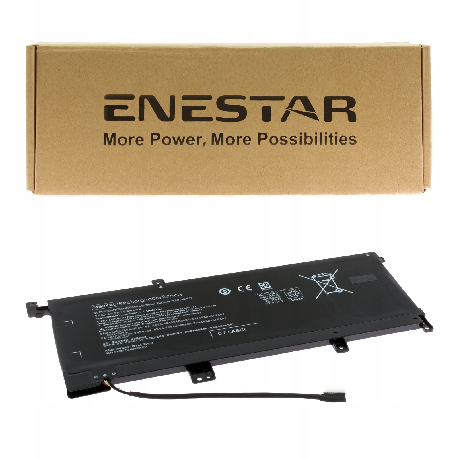 Prémiová baterie pro Hp MB04XL Envy x360 15-aq050nw 15-aq273cl 15-ar052sa