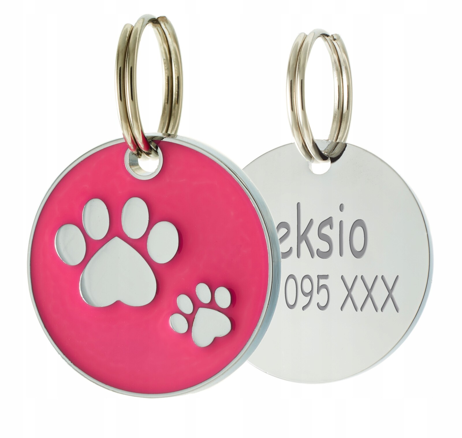 Identifikátor Adresář Pro Psa Gravírování Kovová tlapka