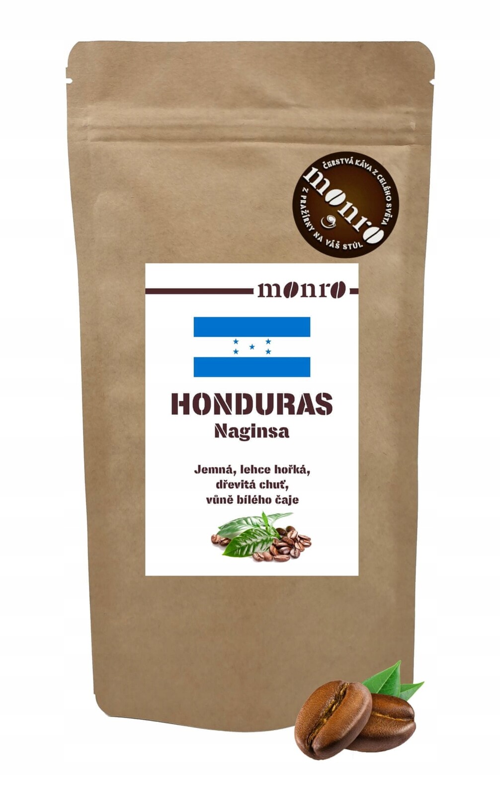 Honduras Naginsa zrnková káva 100% Arabika 500g