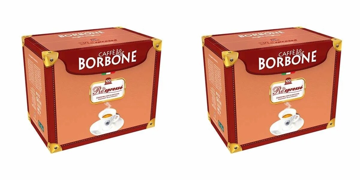 Kapsle pro Nespresso Borbone Respresso Oro Směs zlata 2x100 (200ks)
