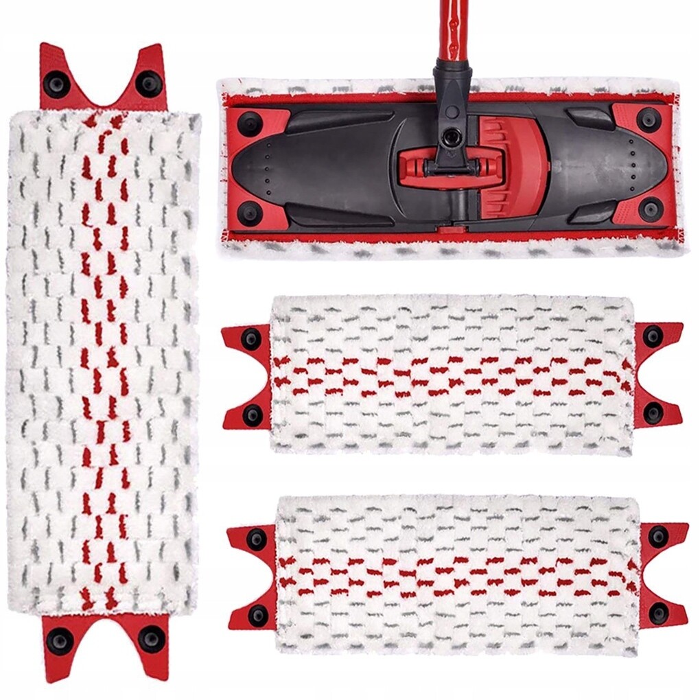 6 x Náhradní Náplň Do Plochého Mopu Vileda Ultramax Zásoba Koncovky 35 CM