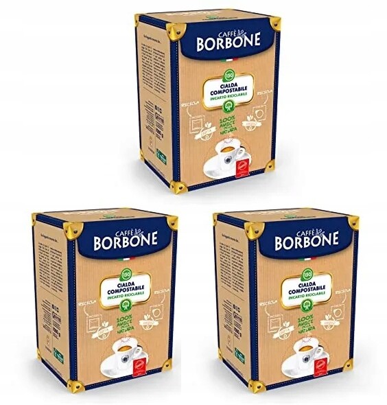 Káva kapsle Ese 44mm Borbone Nera 3x150 (450) ks Intensive