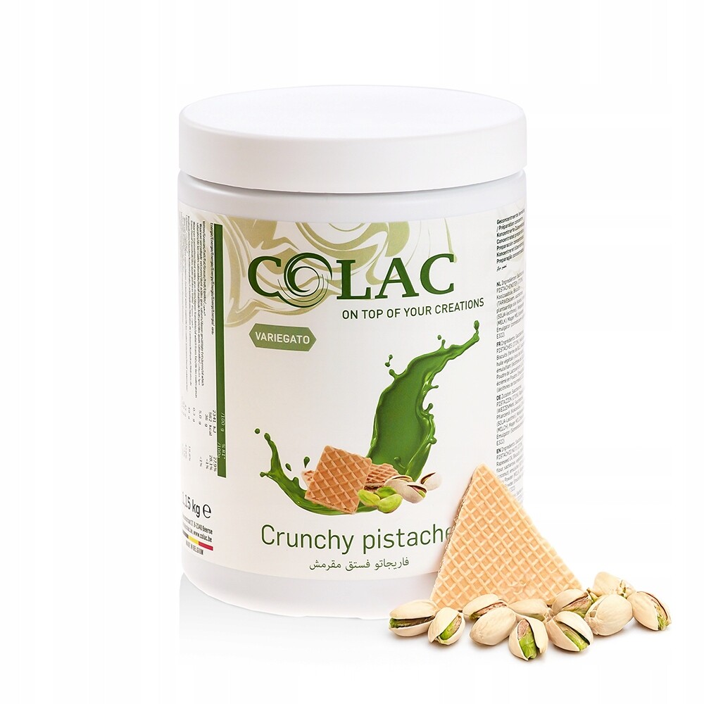 Křupavá křupavá pistácie pasta Variegato na zmrzlinu a dezerty 1,15 kg