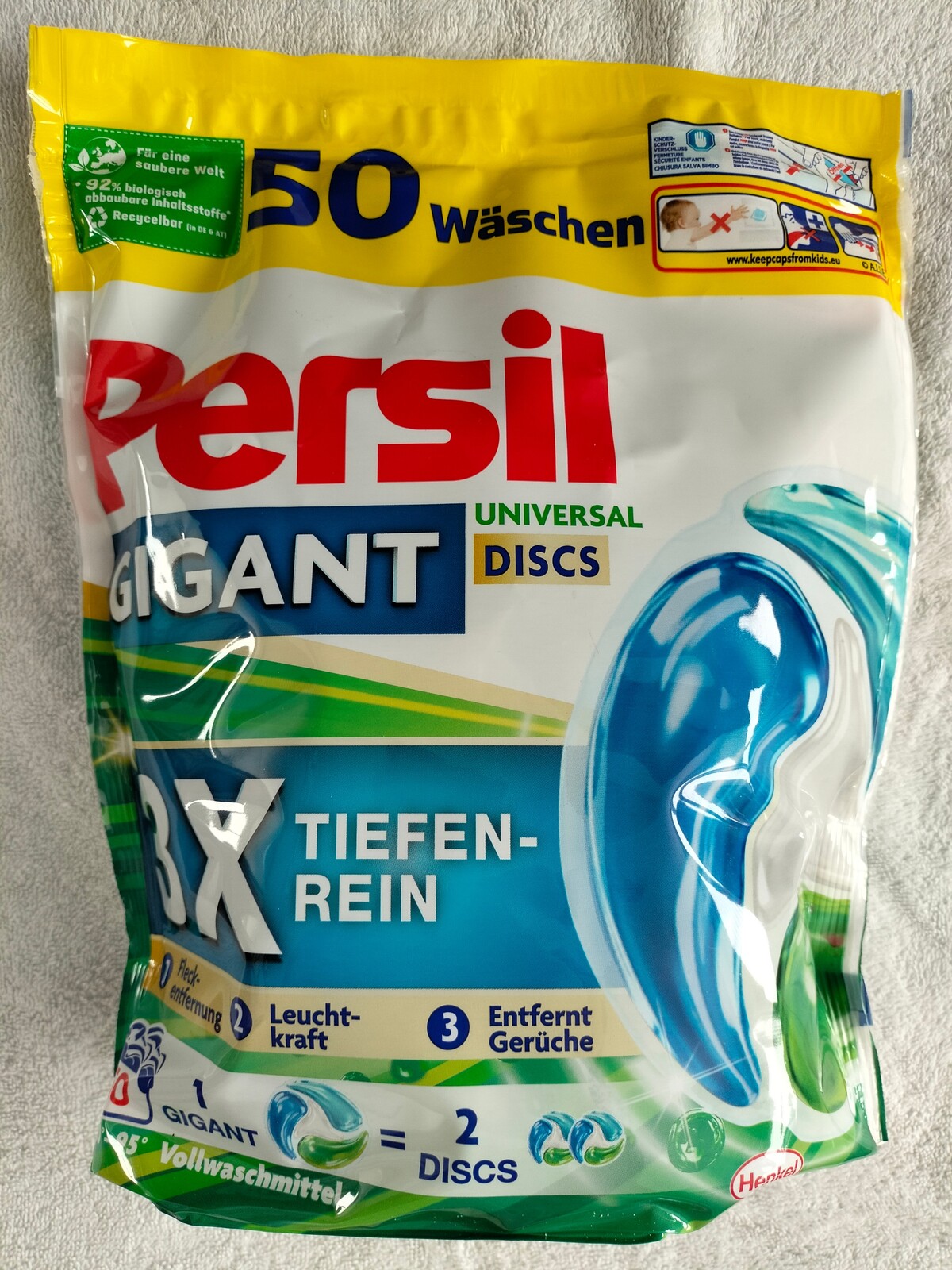 Persil Gigant Univerzální Prací Kapsle 50 Dávek 1250 g z Německa