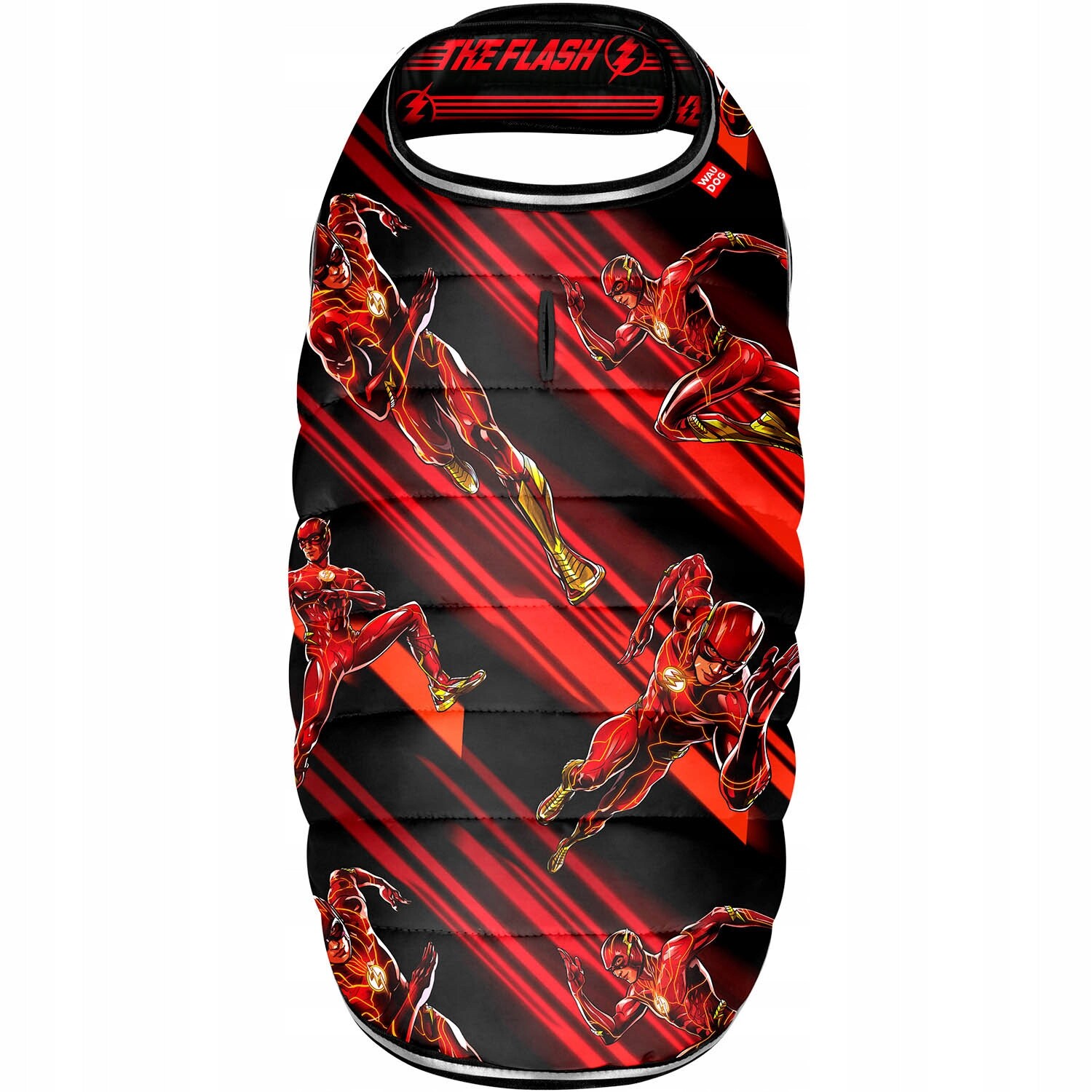 Pelerína pro psa Waudog Clothes, vzor „Rychlost Flashe“, velikost Xs