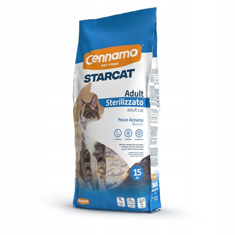Starcat Dospělé Sterilizované Ryba 15 Kg