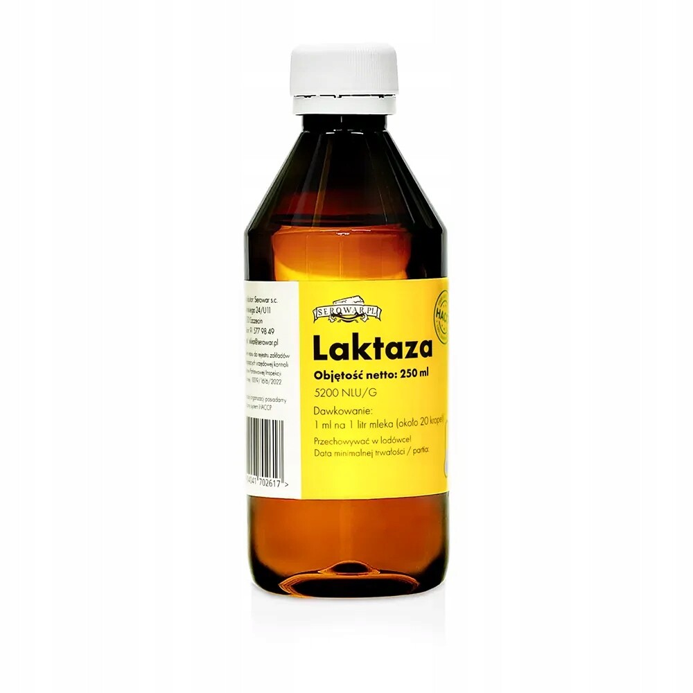 Laktáza – enzym odstraňující laktózu, balení 250 ml