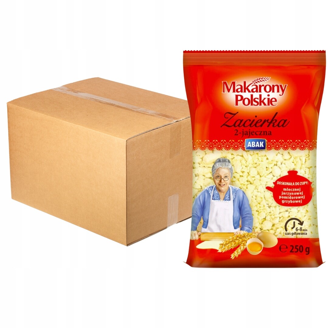 Polské těstoviny 2vaječná Těstoviny kaše 250 g x 24 kusů