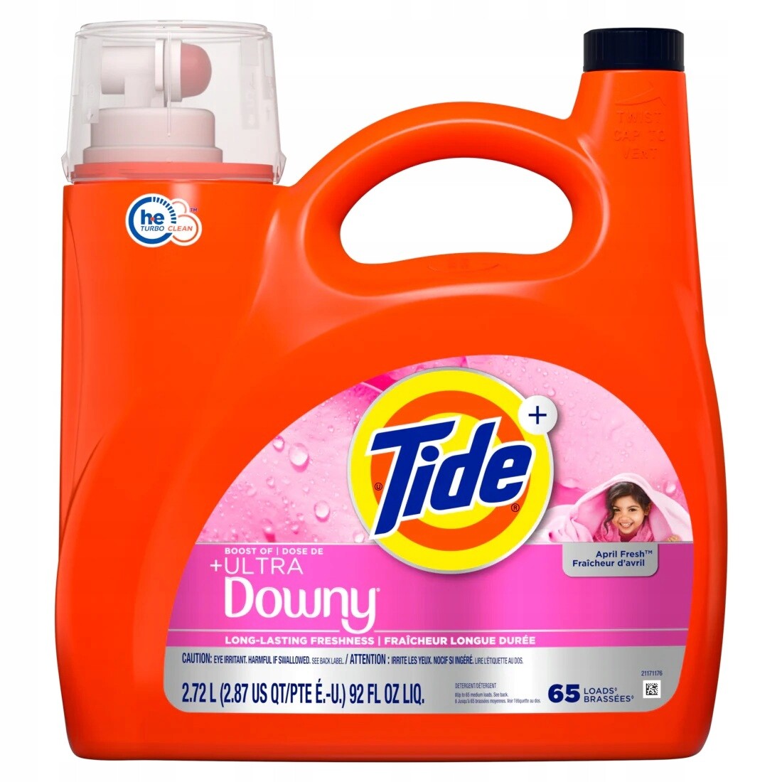 Tekutý Prací Prostředek Tide+ Ultra Down 2,72 l 65 praní Usa