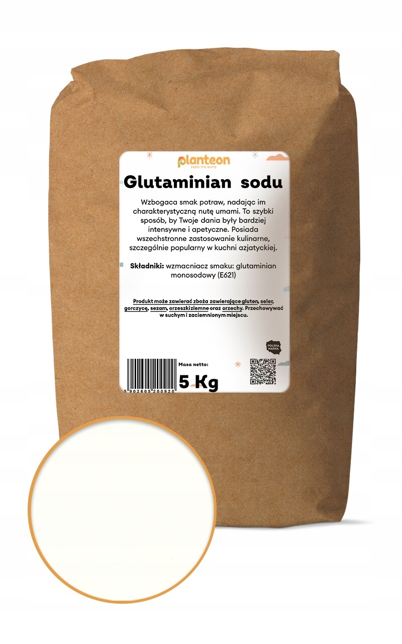 Glutaman sodný 5 kg glutaman sodný e621 asijské koření