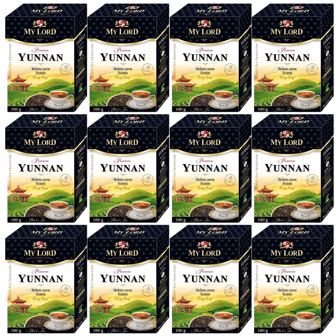 Malwa My Lord Yunnan černý sypaný čaj 100 g x 12 kusů