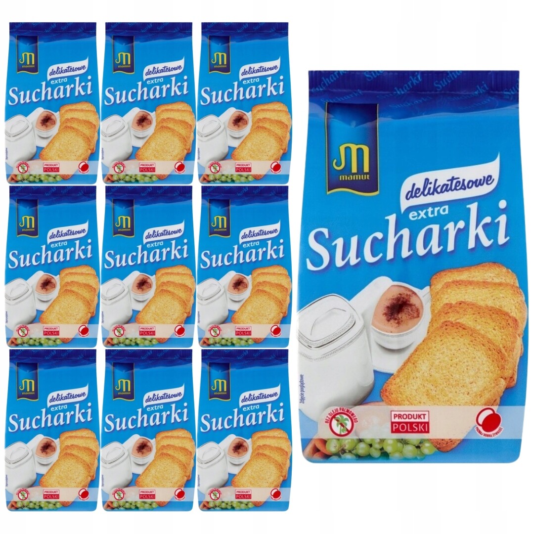 Mamut Extra Delicatessen Suchárky 230 g x 10 kusů