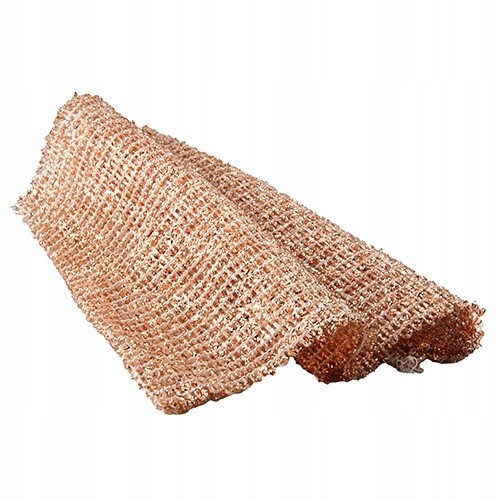 Měděné tkaniny 250 x 250 mm 10 kusů