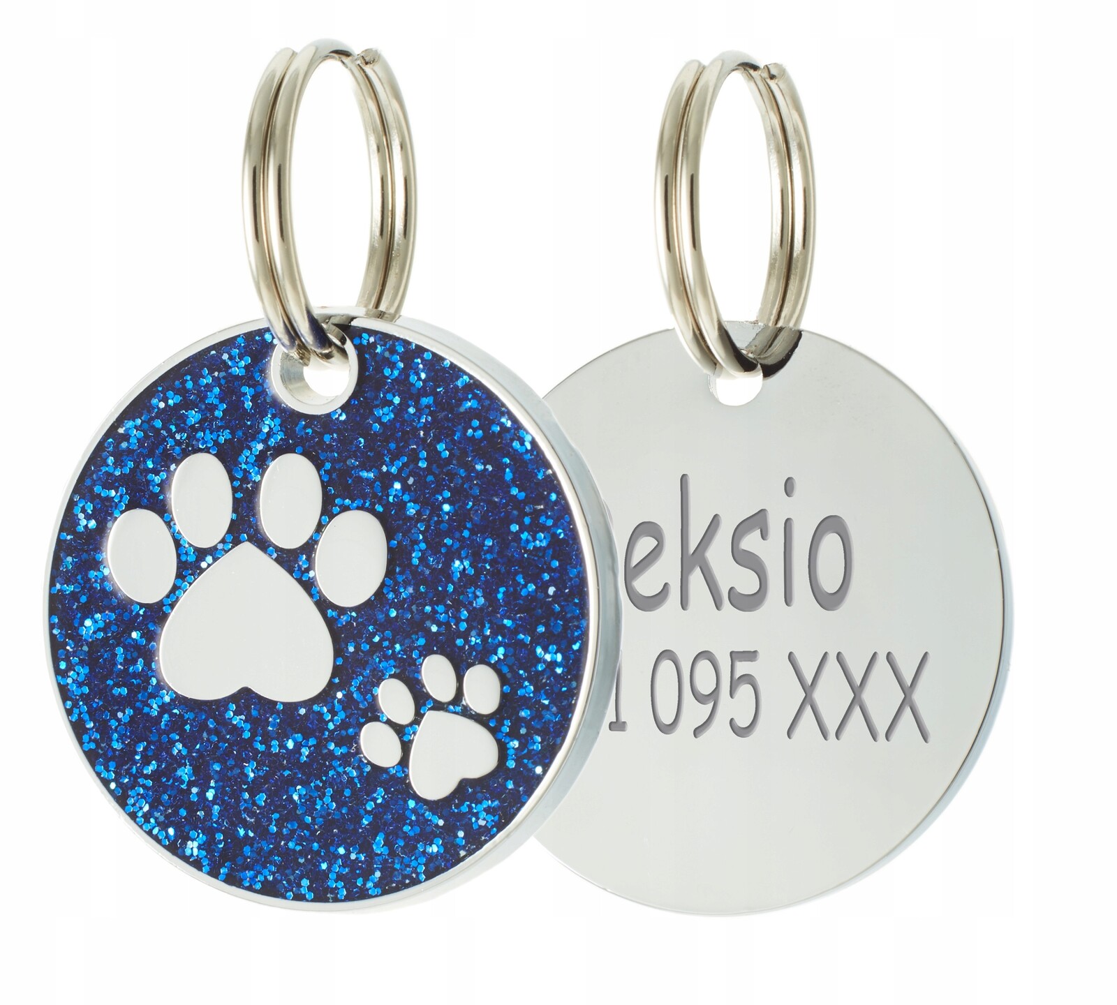 Identifikátor Adresář pro psa kočku Gravírování Kovová tlapka