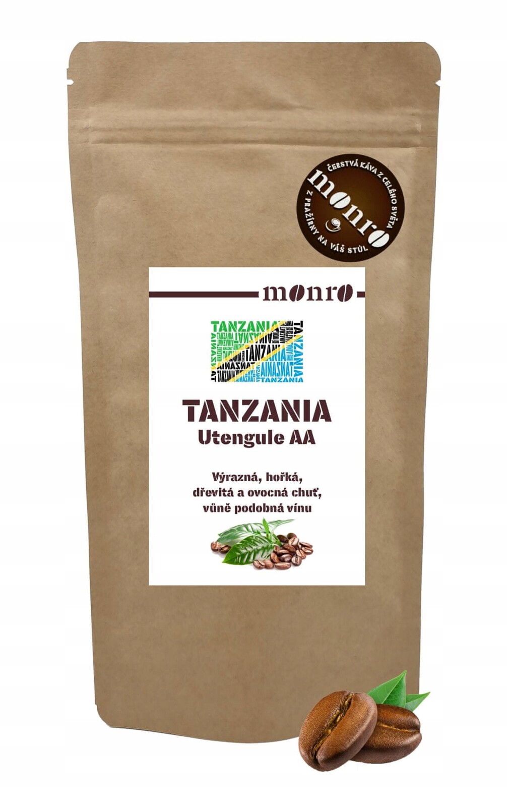 Tanzanina Utengule zrnková káva 100% Arabika 1000g
