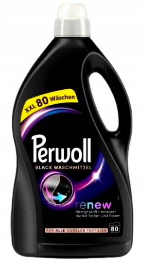 Perwoll 4 l 80 praní tekutý prací prostředek na černé prádlo Produkt z Německa