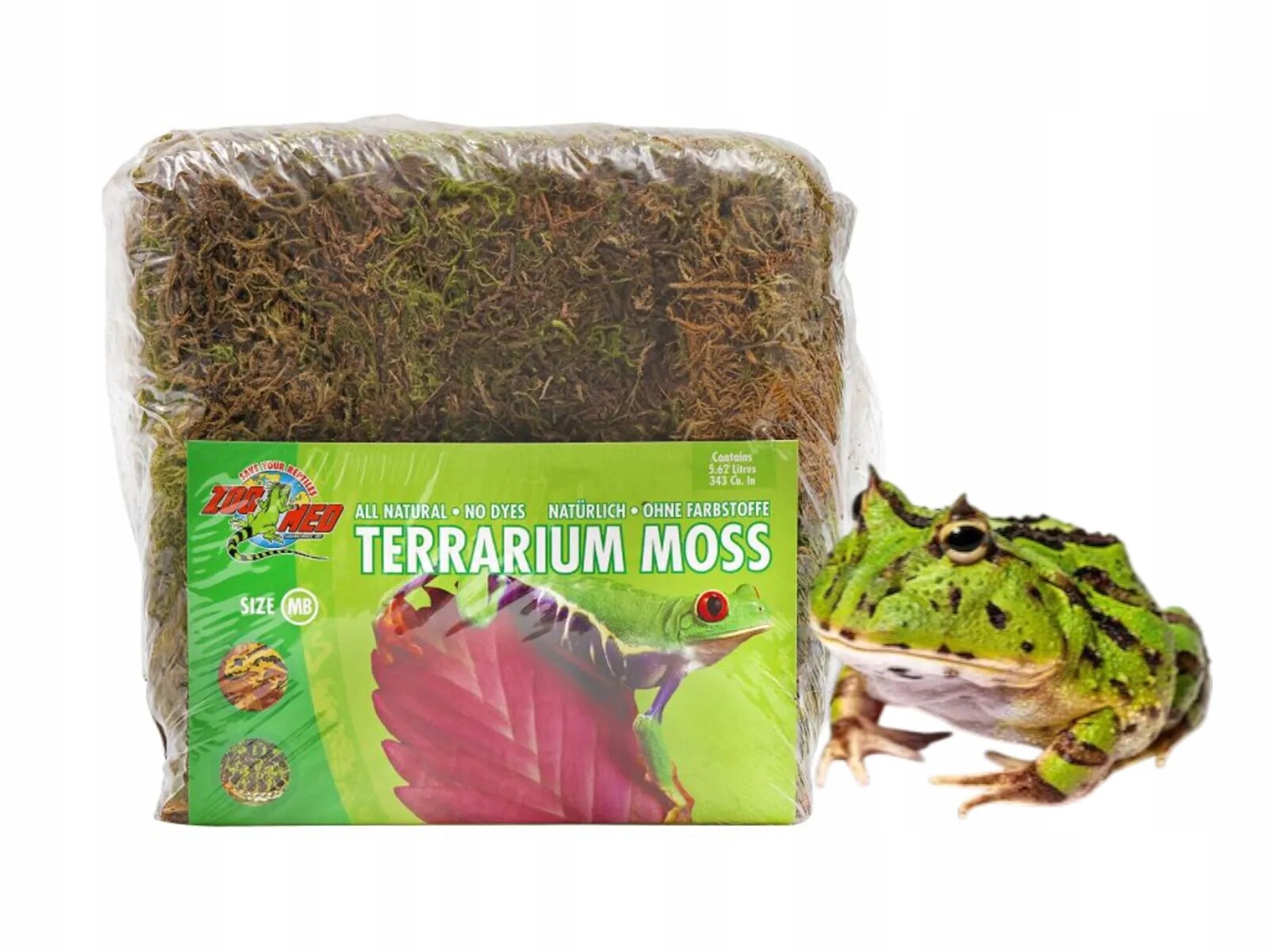Mech do terária 5,6L velký balíček sušený přírodní mech ZooMed