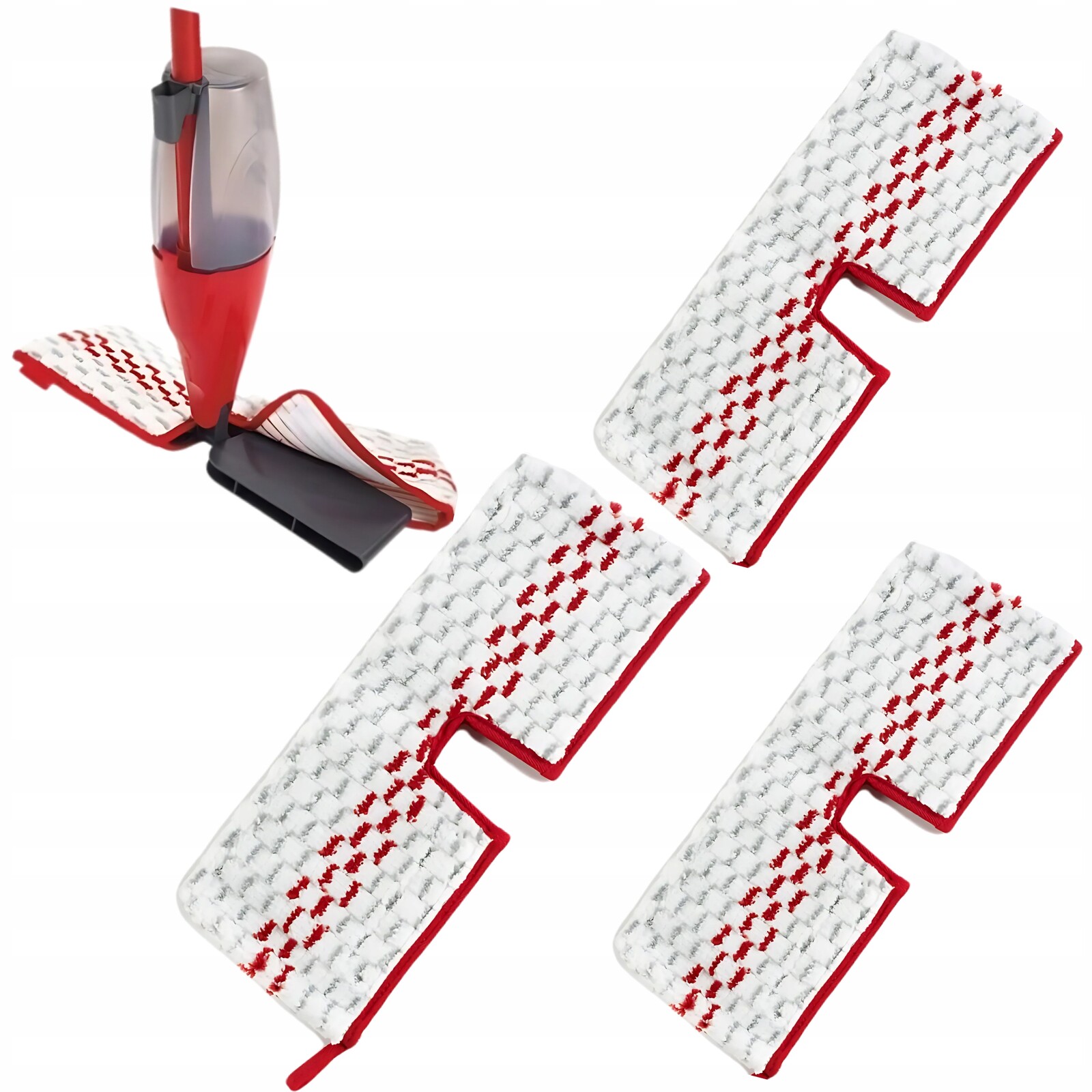 3x Vložka Do Mopu Vileda UltraMax 1-2 Spray s plochou špičkou, nástavec 41 cm