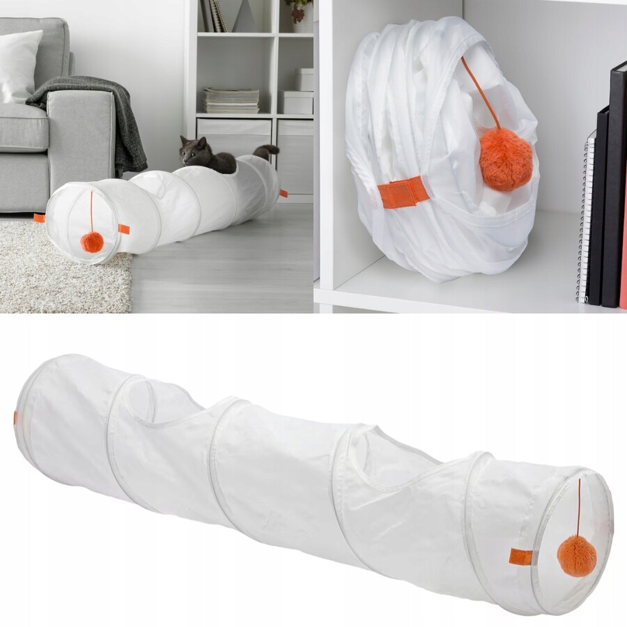 Hračka Tunel Pro Kočky, Míč Stimuluje Kočičí Zvědavost A Instinkt