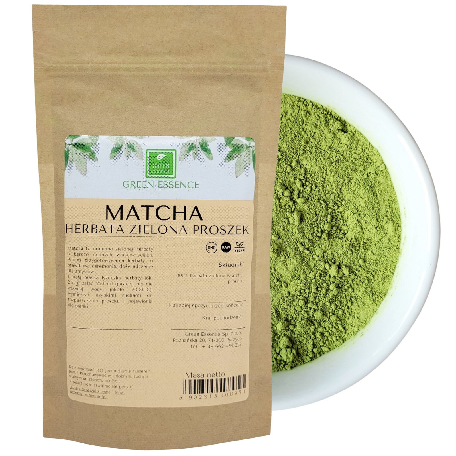 Lahodný Matcha velké balení 100g tradičního japonského zeleného Čaj