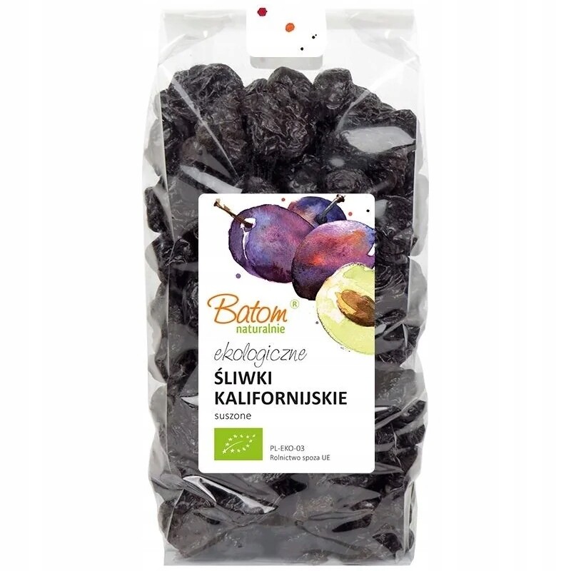 Kalifornské sušené bez pecek švestky 1kg Bio Batom