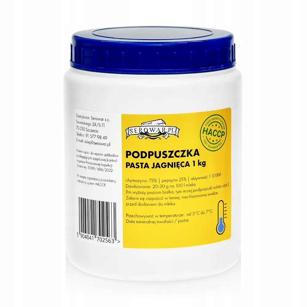 Syřidlo jehněčí pasta 1 kg