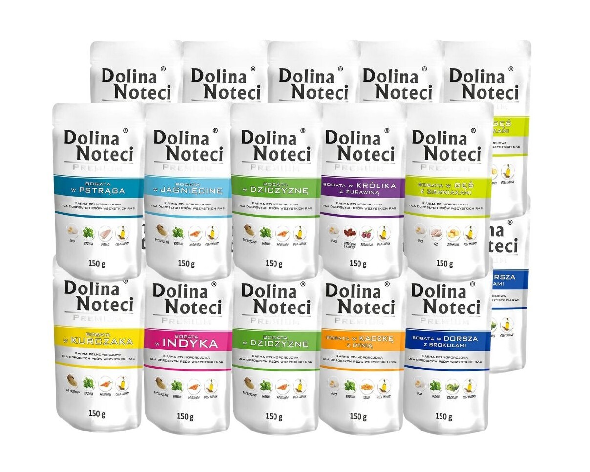 Dolina Noteci Premium Vlhké krmivo mix chutí 150g