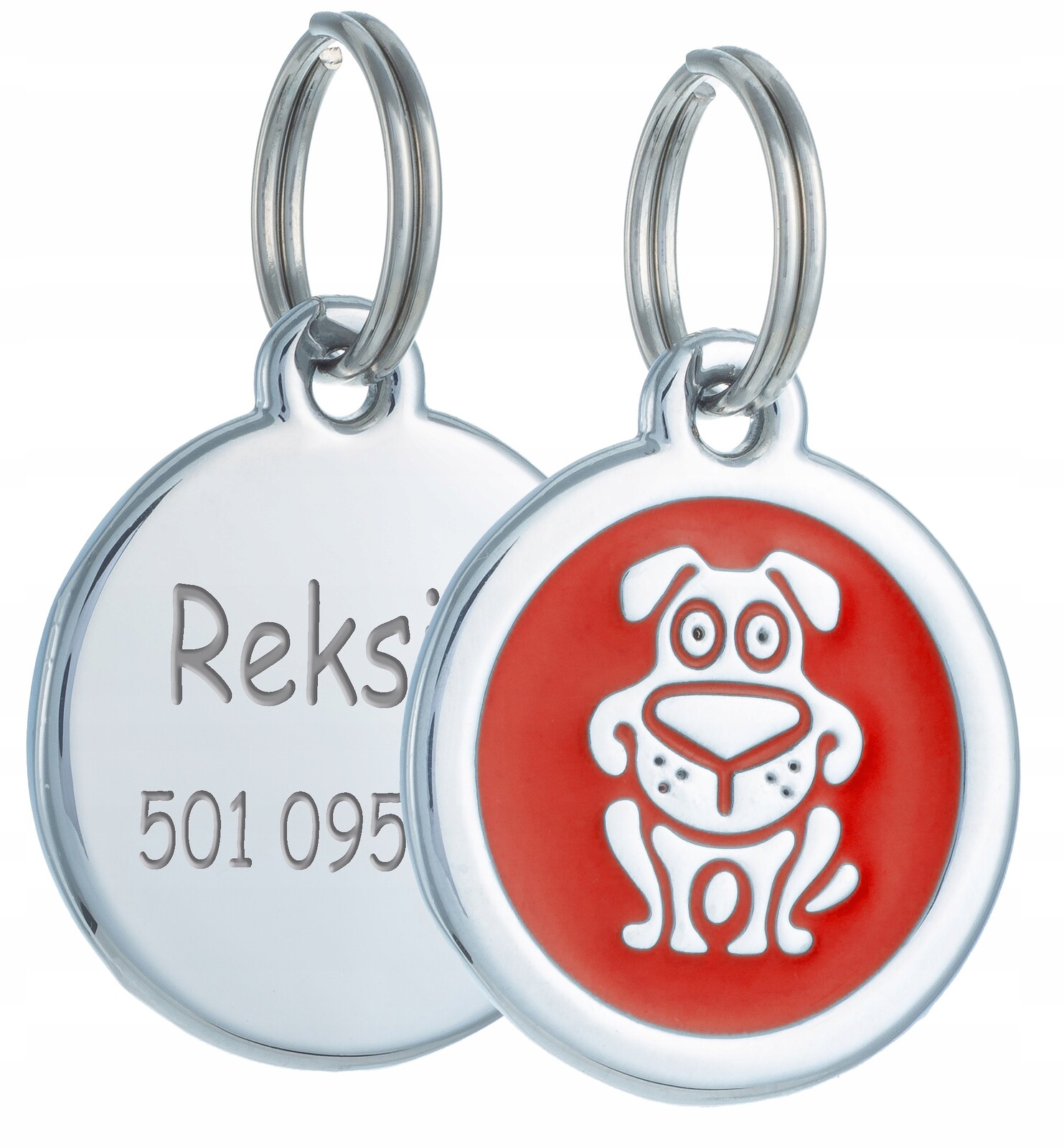 Identifikátor Adresáře pro psa Gravírování Laserový Pes Pejsek Kovový