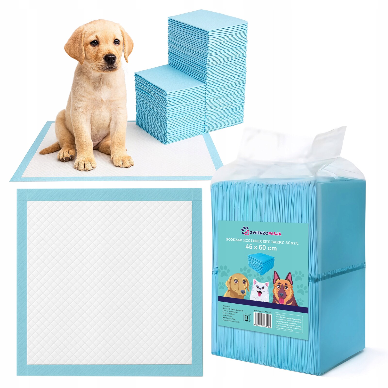 Hygienické Vložky A Podložky Pro Psy Savé Pro Nácvik 50 Ks Silné