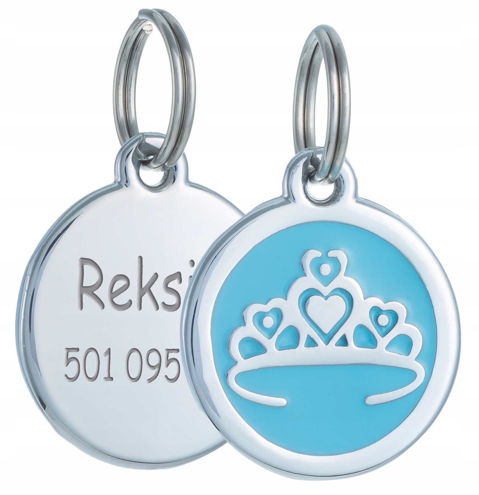 Identifikátor Adresář Pro Psa Gravírování Kočka Koruna