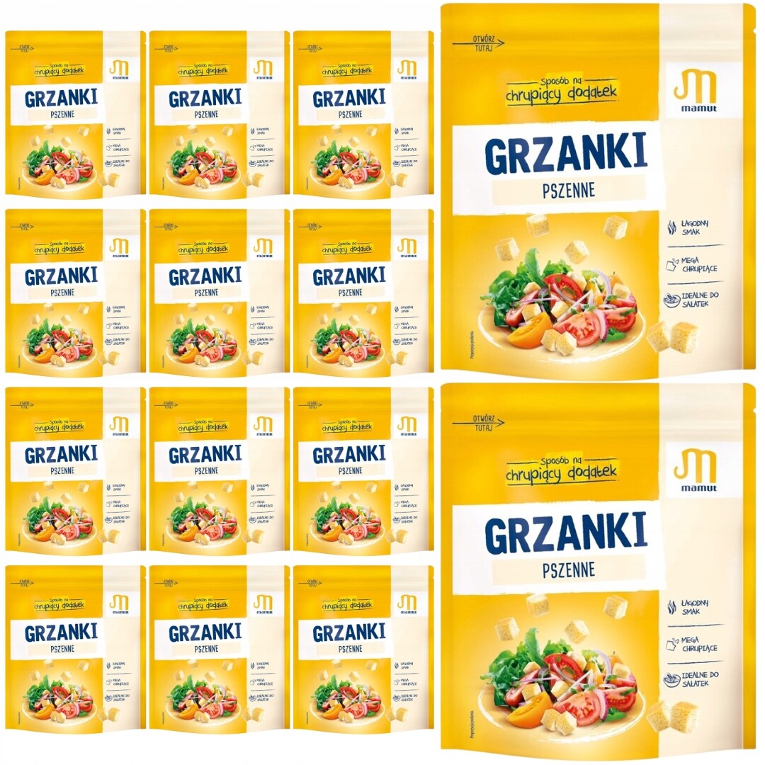 Mamut Pšeničné krutony 150 g x 14 kusů