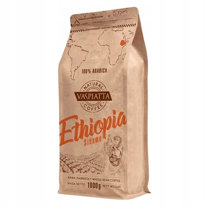 Káva Vaspiatta Natural Etiopie 1kg
