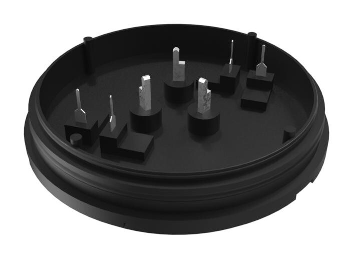 Amphenol Communications Solutions Flb-P77-001. Led Connector, Plug, 7Pos, 480V/15A, Pcb