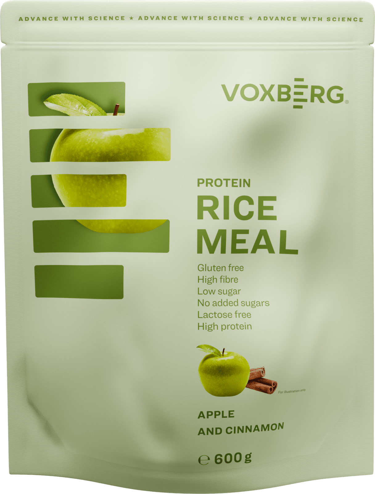 VOXBERG Protein Rice Meal Jablko skořice 600 g