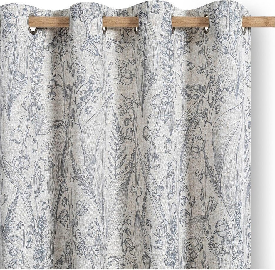 Světle šedý závěs 135x250 cm Selvetia – Restilo