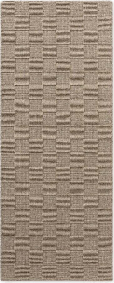 Béžový ručně tkaný vlněný běhoun 80x200 cm Scala – Villeroy&Boch