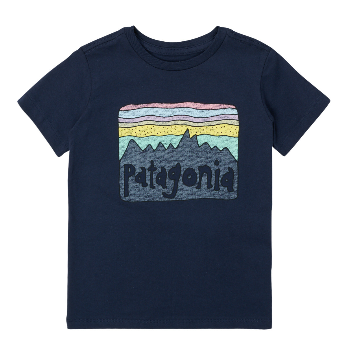 Patagonia  BABY FITZ ROY SKIES T-SHIRT  Modrá