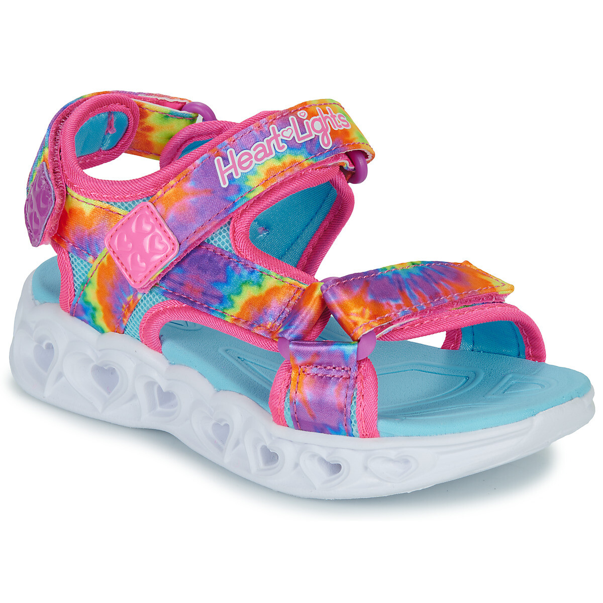 Skechers  S LIGHTS HEART LIGHTS SANDAL  Růžová