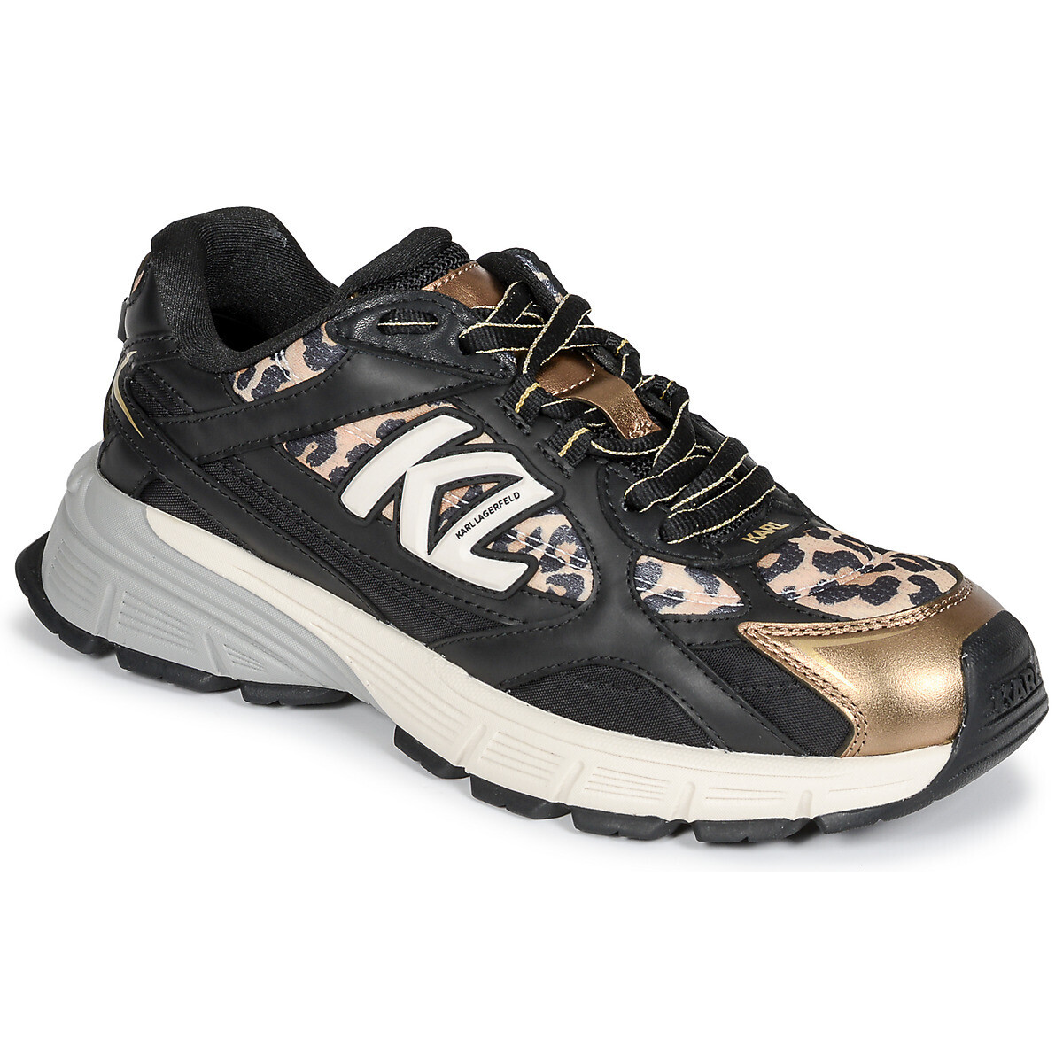 Karl Lagerfeld  ORION Sidetrim Mix Lo  Černá