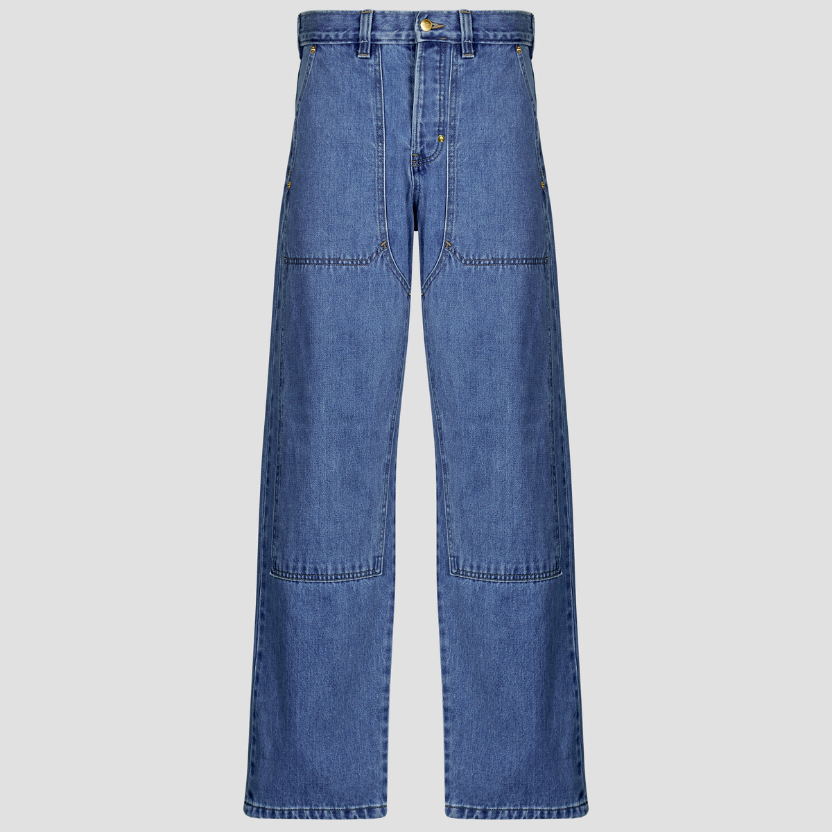 Dickies  SELVEDGE DOUBLE KNEE DENIM ARCHIVE WASH  Modrá
